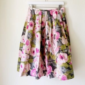 💙 Trina Turk floral circle skirt